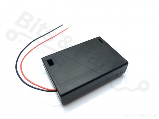 Battery holder AA Penlite x 3 (4.5V) with lid